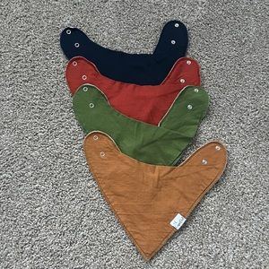 Copper Pearl Bandana Bibs (4 pack)